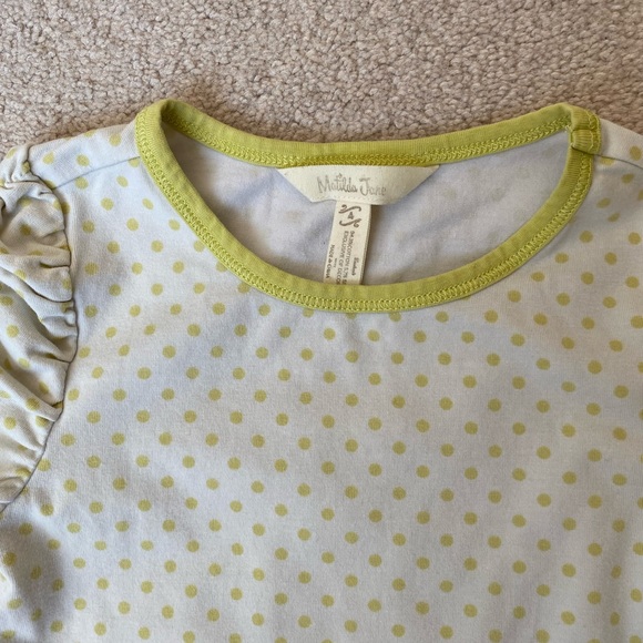 MATILDA JANE Rehearsal Time Tee Top Girls Size 4 NWT Make Believe Polka Dot EUC - Picture 6 of 9